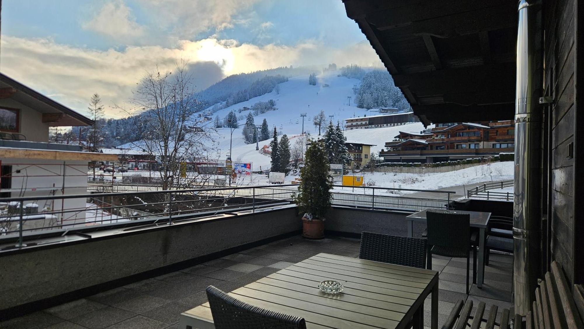 Ferienwohnung Haus Schiwelt Kirchberg in Tirol Exterior foto